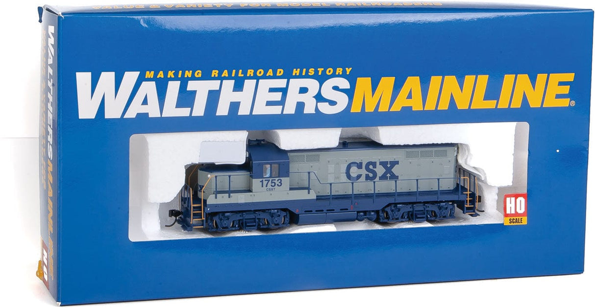 Walthers Mainline 910-10422 HO GP9 Low Hood CSX #1753 - DC Walthers Mainline TRAINS - HO/OO SCALE