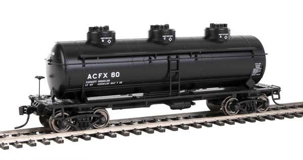 Walthers Mainline HO 36ft 3-Dome Tank Car - Ready to Run - ACFX #60 - Hobbytech Toys