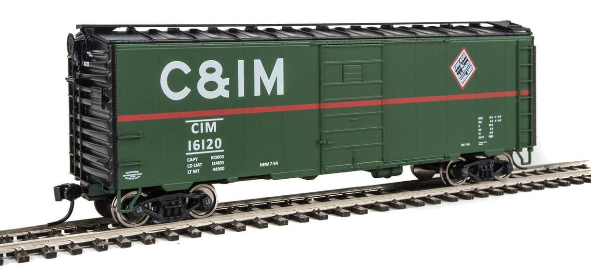 Walthers Mainline HO 40ft PS-1 Boxcar - Ready to Run - Chicago & Illinois Midland #16120 - Hobbytech Toys