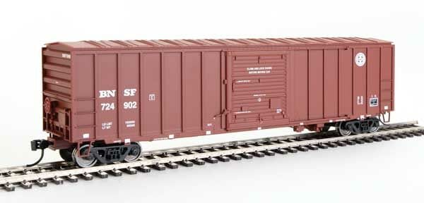 Walthers Mainline HO 50ft ACF Exterior Post Boxcar - Ready to Run - Burlington Northern Santa Fe #724902 - Hobbytech Toys