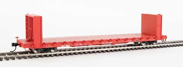 Walthers Mainline HO 60ft Pullman-Standard Bulkhead Flatcar (48ft IL) - Ready to Run - Canadian Pacific #304660 - Hobbytech Toys