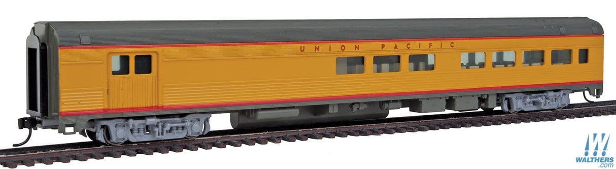 Walthers Mainline HO 85ft Budd Baggage-Lounge - Ready to Run - Union Pacific (Armour Yellow, gray, red) Walthers Mainline TRAINS - HO/OO SCALE