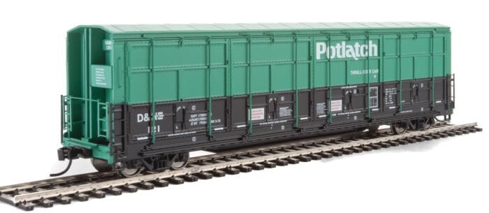Walthers Proto 101931 HO 56ft Thrall All-Door Box Car, Potlatch #121 - Hobbytech Toys
