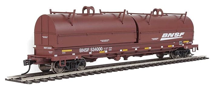 Walthers Proto 105236 HO 50ft Evans Cushion Coil Car - Ready to Run - BNSF Railway #534000 (Round Hood, Boxcar Red, Wedge Logo) - Hobbytech Toys