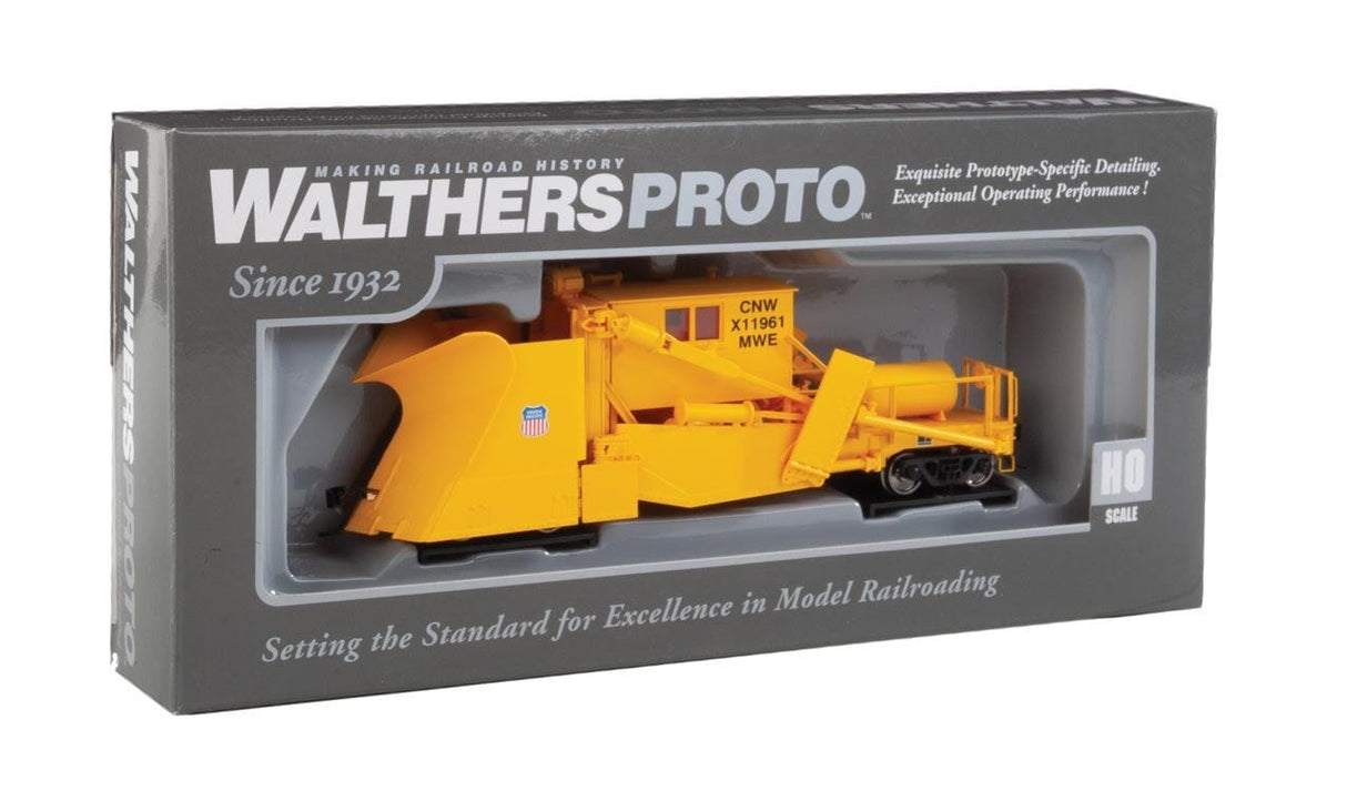 Walthers Proto 110120 HO Jordan Spreader - Ready to Run - Chicago & North Western(TM)-Union Pacific(R) X11961 (yellow) - Hobbytech Toys