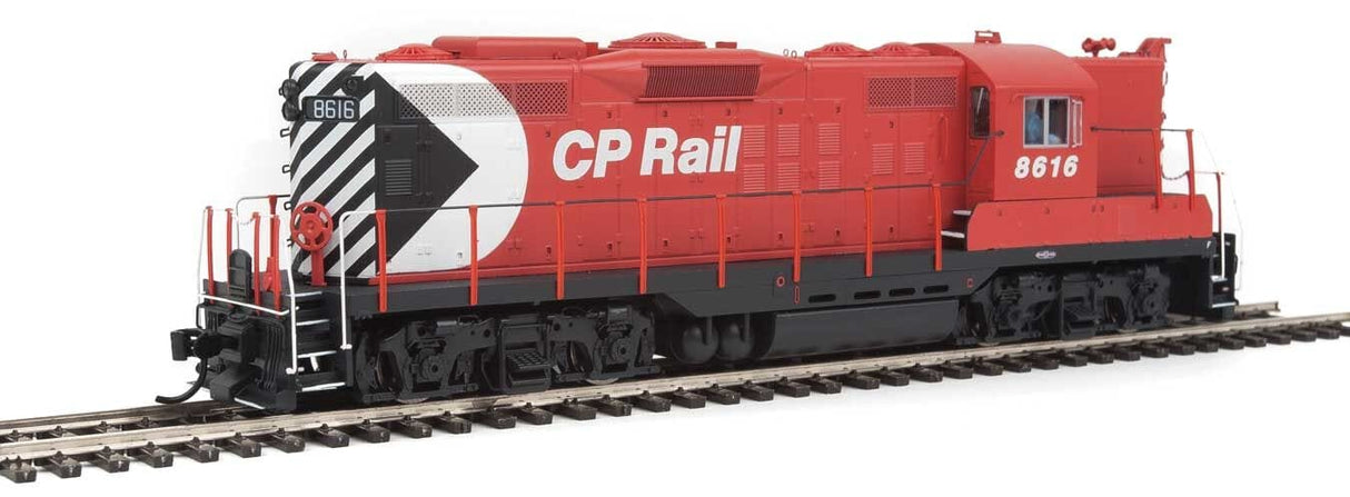 Walthers Proto 42702 HO EMD GP9 Phase II - LokSound 5 Sound and DCC - Canadian Pacific CPR #8616 (Action Red, white, black; Multimark Logo) - Hobbytech Toys
