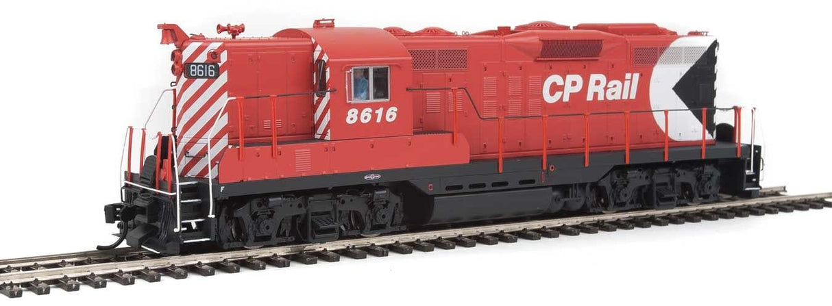 Walthers Proto 42702 HO EMD GP9 Phase II - LokSound 5 Sound and DCC - Canadian Pacific CPR #8616 (Action Red, white, black; Multimark Logo) - Hobbytech Toys