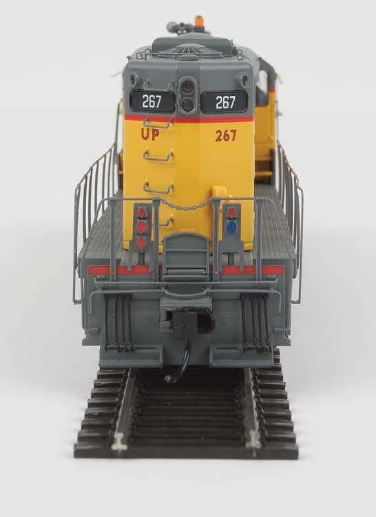 Walthers Proto 42711 HO EMD GP9 Phase II - LokSound 5 Sound and DCC - Union Pacific(R) #267 (Armour Yellow, gray, red) - Hobbytech Toys