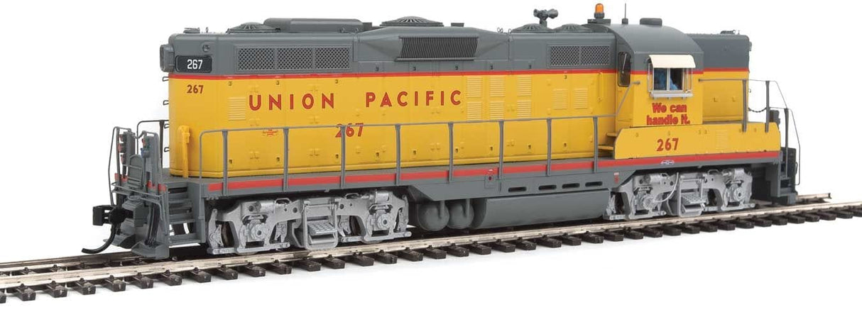 Walthers Proto 42711 HO EMD GP9 Phase II - LokSound 5 Sound and DCC - Union Pacific(R) #267 (Armour Yellow, gray, red) - Hobbytech Toys