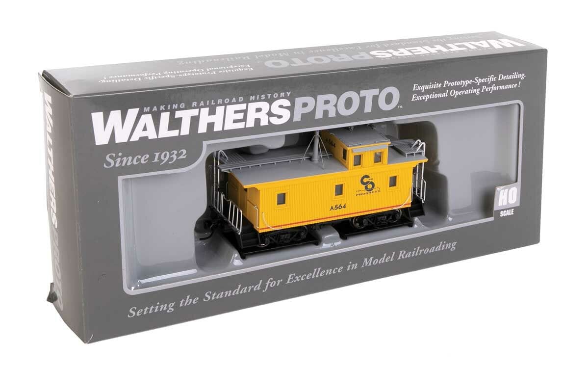 Walthers Proto HO DM&IR Class G2 Wood Caboose - Ready to Run - Chesapeake & Ohio #A564 - Hobbytech Toys