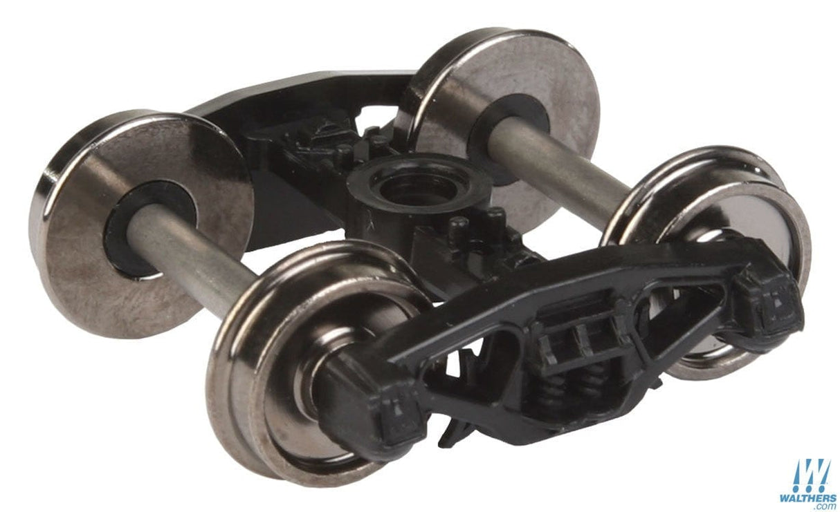 Walthers Proto HO Rigid Trucks w/33in Metal Wheels & Axles - Bettendorf - 1 Pair Walthers Proto TRAINS - HO/OO SCALE