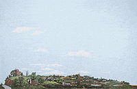 Walthers SceneMaster HO Background Scene 24 x 36in 60 x 90cm - Instant Horizons(TM) - City to Country Walthers SceneMaster TRAINS - HO/OO SCALE