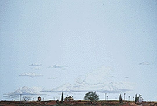 Walthers SceneMaster HO Background Scene 24 x 36in 60 x 90cm - Instant Horizons(TM) - Whistle Stop Walthers SceneMaster TRAINS - HO/OO SCALE