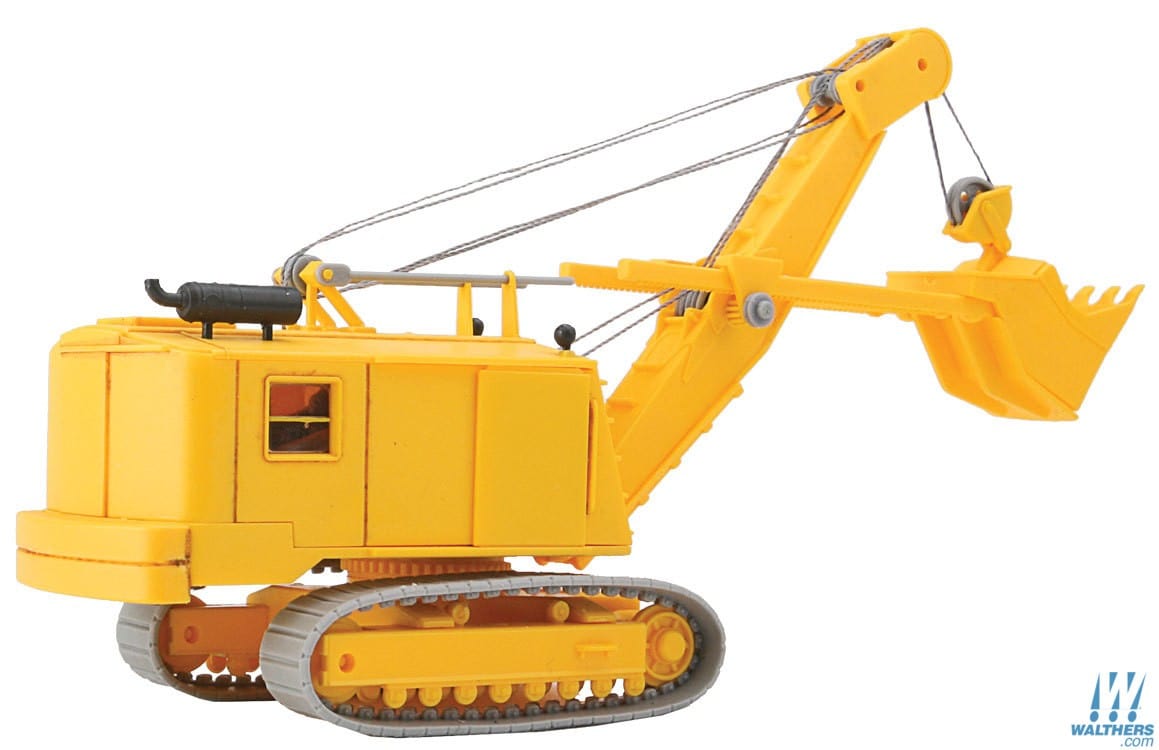 Walthers SceneMaster HO Cable Excavator w/Bucket - Kit Walthers SceneMaster TRAINS - HO/OO SCALE