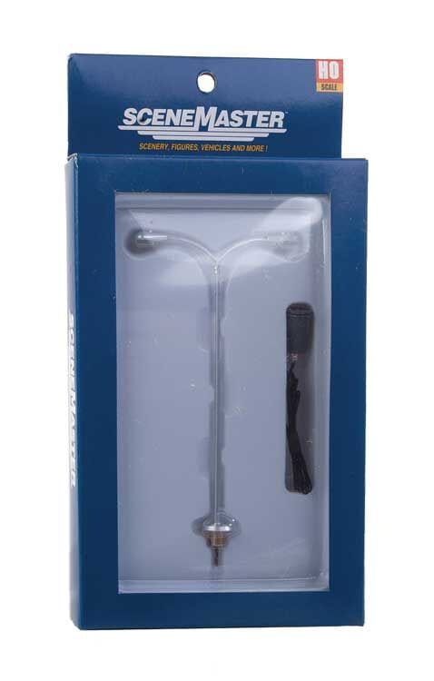 Walthers Scenemasters HO Double Arm Tear Drop Street Light Walthers SceneMaster TRAINS - HO/OO SCALE
