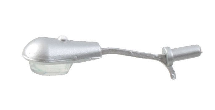 Walthers Scenemasters HO Modern Short Arm Wall Mount Light (3pcs) Walthers SceneMaster TRAINS - HO/OO SCALE