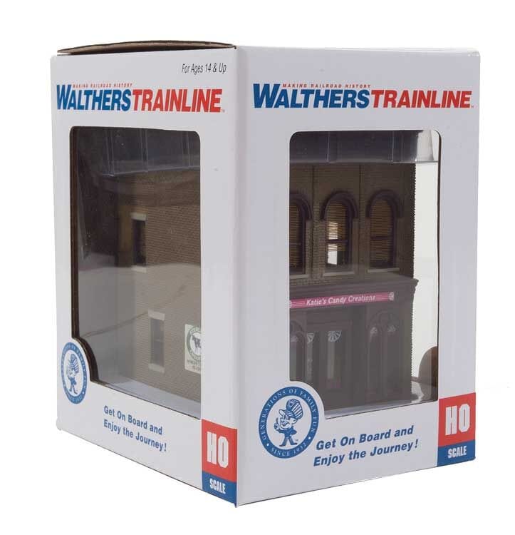 Walthers Trainline 808 HO Katiefts Candy Creations - Assembled - 2-1/2 x 3-1/2 x 3-3/8 6.3 x 8.8 x 8.5cm - Hobbytech Toys