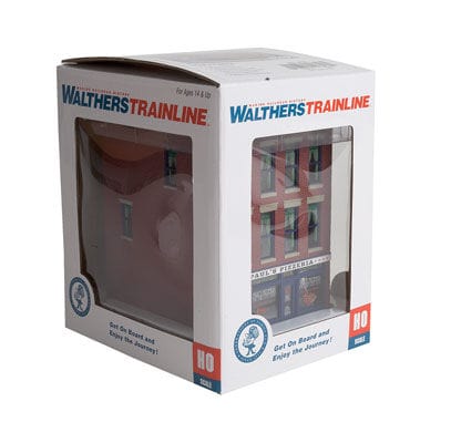 Walthers Trainline 813 HO Paulfts Pizzeria - Assembled - 3 x 4 x 4-3/8 7.6 x 10.1 x 11.1cm - Hobbytech Toys