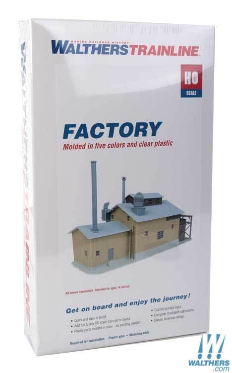 Walthers Trainline HO Brick Freight House - Kit Walthers Trainline TRAINS - HO/OO SCALE