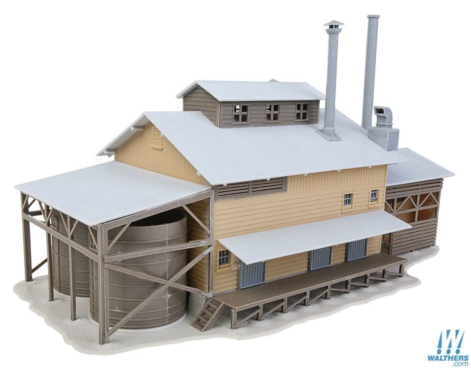 Walthers Trainline HO Factory - Kit - 12 x 5-9/16 x 6-3/8in 30.5 x 14.1 x 16.2cm Walthers Trainline TRAINS - HO/OO SCALE