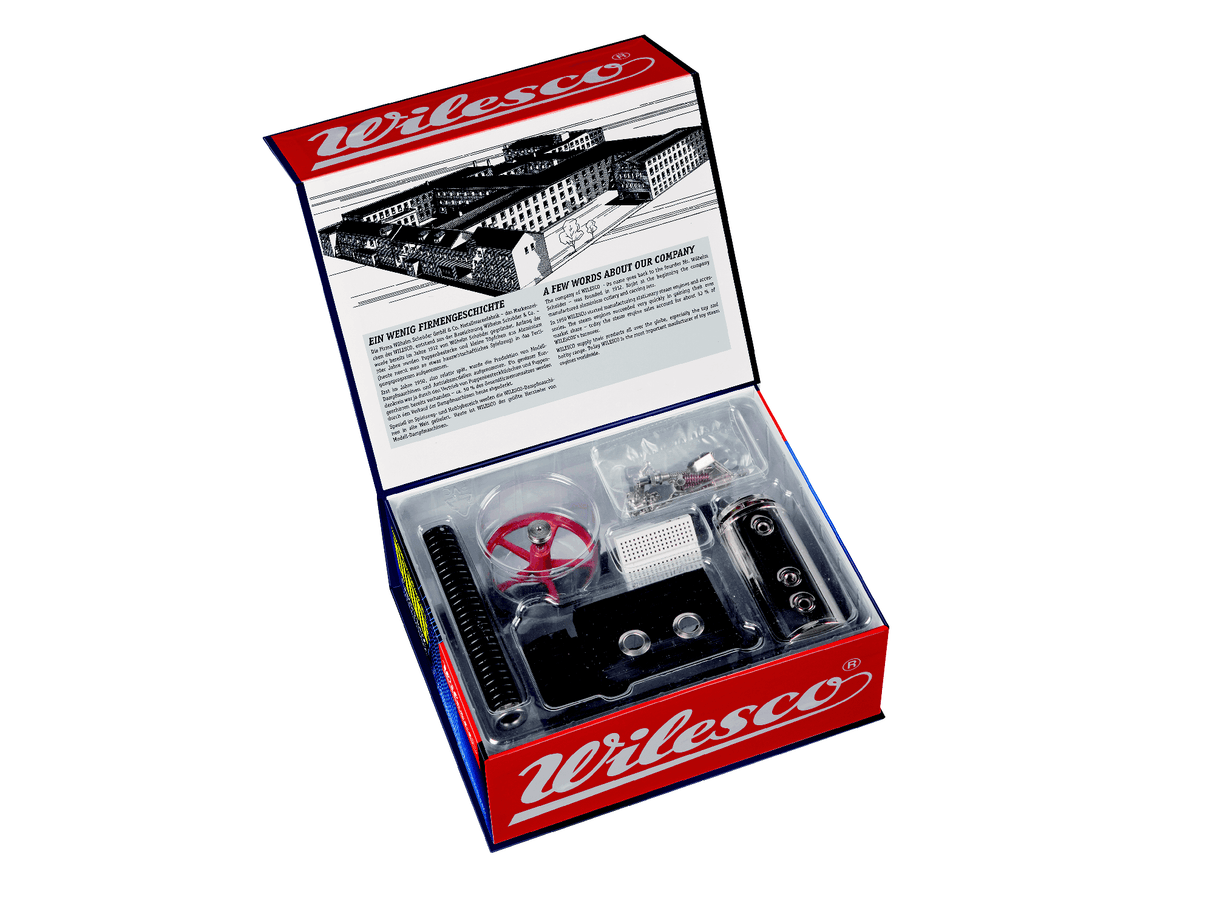 Wilesco D100E Experimental Kit with Steam Engine Wilesco STEAM ENGINES