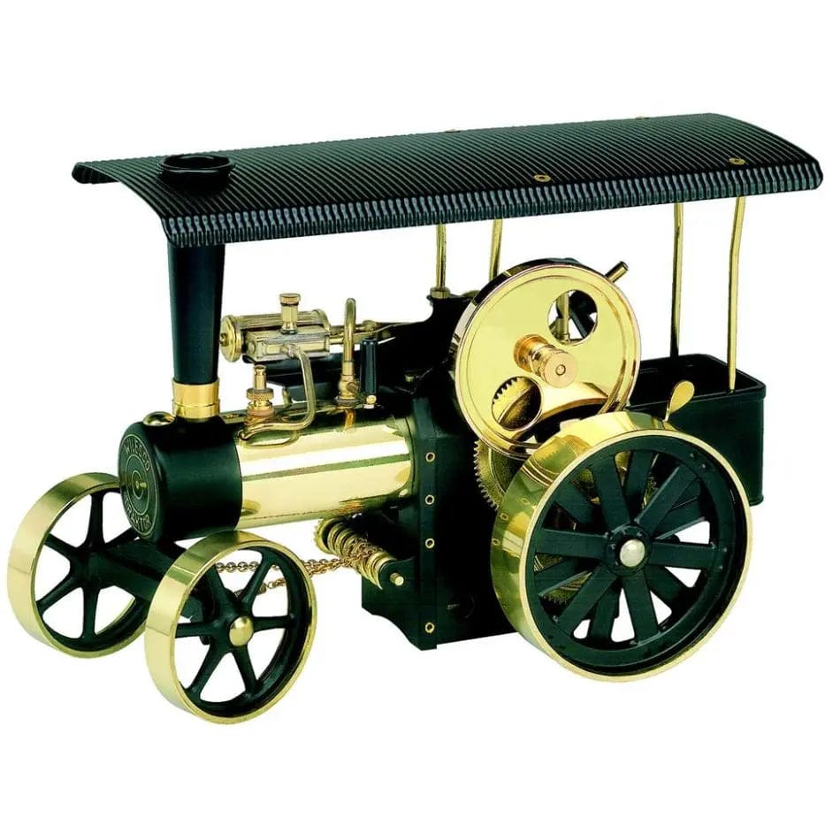 Wilesco D406 Steam Traction Engine Black And Brass Wilesco STEAM ENGINES