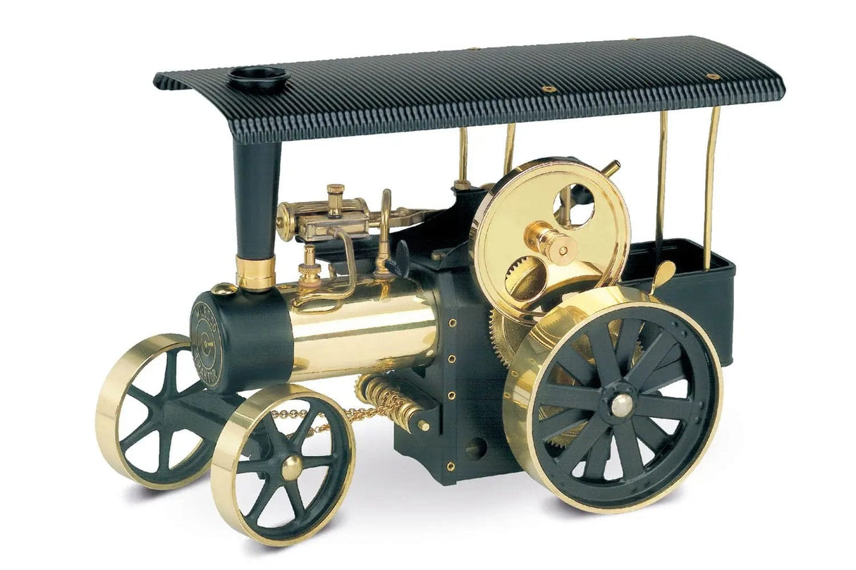 Wilesco D416 Steam Traction Engine Kit Black/Brass Wilesco STEAM ENGINES