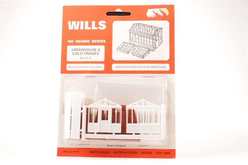Wills Ss20 HO/OO GreenHouse & Cold Frames Wills TRAINS - HO/OO SCALE