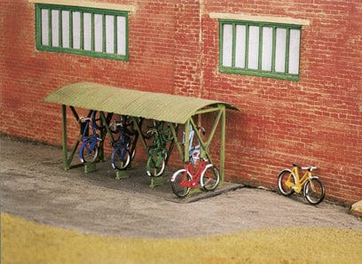 Wills SS23 HO/OO Bicycle Shed With Bicycles Kit Wills TRAINS - HO/OO SCALE