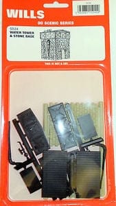 Wills Ss34 HO/OO Water Tower And Stone Base Wills TRAINS - HO/OO SCALE