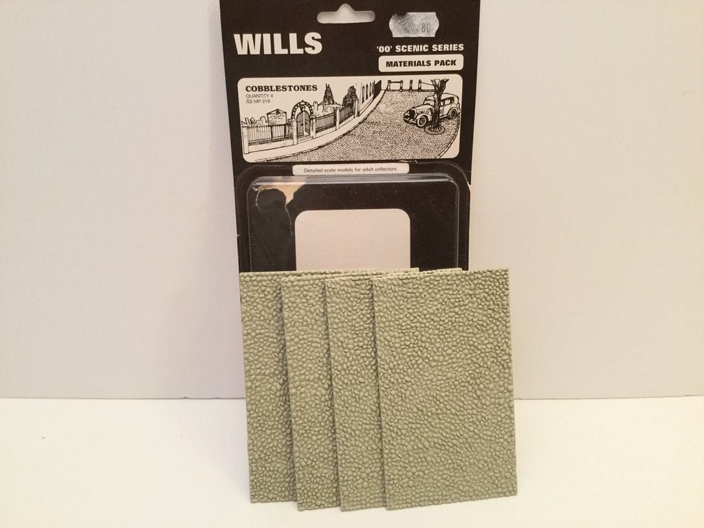 Wills Ssmp218 HO/OO Cobblestones Wills TRAINS - HO/OO SCALE