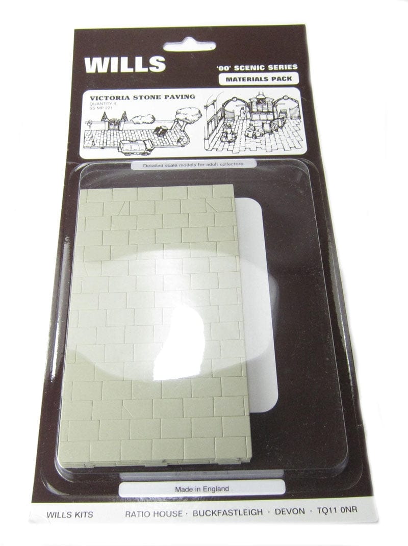 Wills Ssmp221 HO/OO Victoria Stone Paving (4) Wills TRAINS - HO/OO SCALE