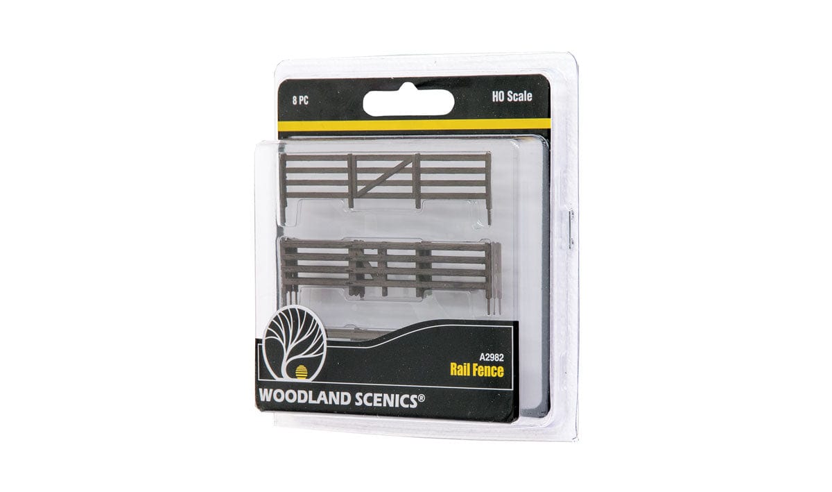Woodland Scenics A2982 HO Rail Fence Woodland Scenics TRAINS - HO/OO SCALE