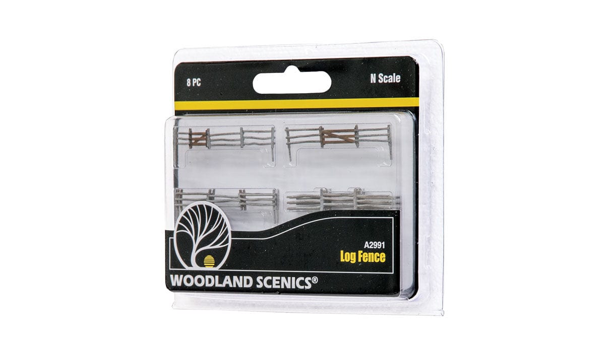 Woodland Scenics A2991 N Log Fence Woodland Scenics TRAINS - N SCALE