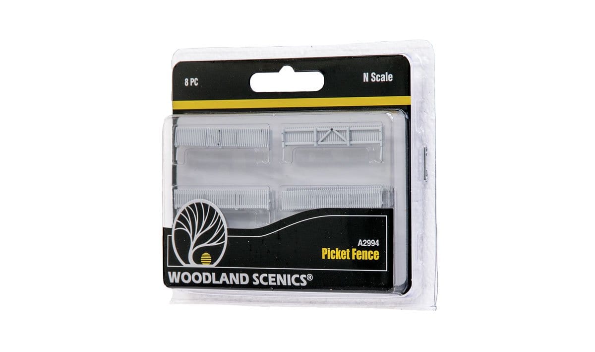 Woodland Scenics A2994 N Picket Fence Woodland Scenics TRAINS - N SCALE