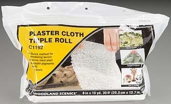 Woodland Scenics C1192 Plaster Cloth Triple Roll Woodland Scenics TRAINS - SCENERY