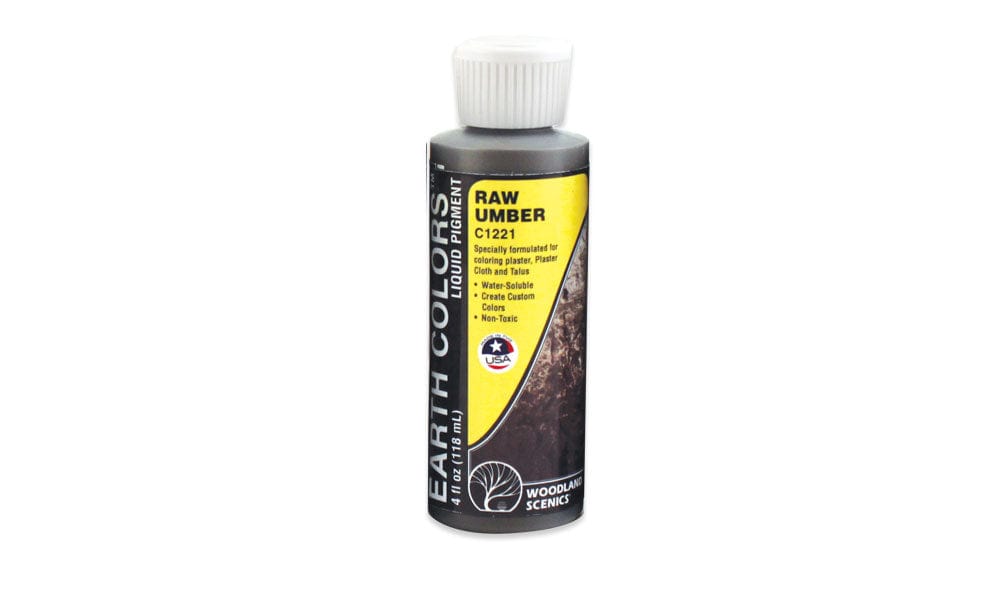 Woodland Scenics C1221 Raw Umber Liquid Pigment Woodland Scenics PAINT, BRUSHES & SUPPLIES