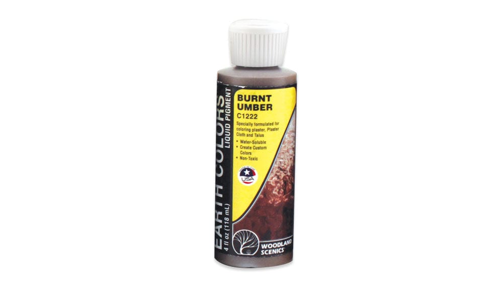 Woodland Scenics C1222 Burnt Umber Liquid Pigment Woodland Scenics PAINT, BRUSHES & SUPPLIES