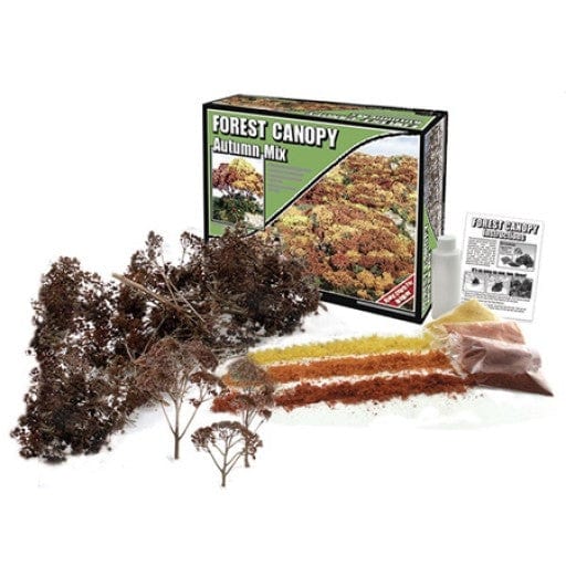 Woodland Scenics Forest Canopy, Autumn Mix Woodland Scenics TRAINS - SCENERY