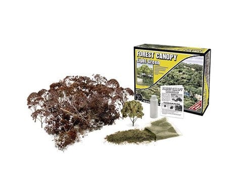 Woodland Scenics Forest Canopy Light Green Woodland Scenics TRAINS - SCENERY