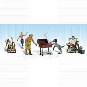 Woodland Scenics HO Backyard Barbeque Woodland Scenics TRAINS - HO/OO SCALE
