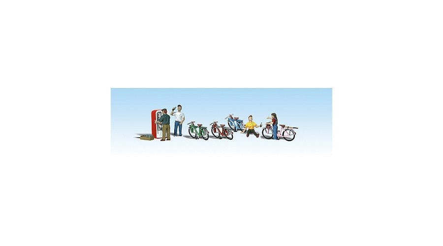 Woodland Scenics HO Bicycle Buddies Woodland Scenics TRAINS - HO/OO SCALE