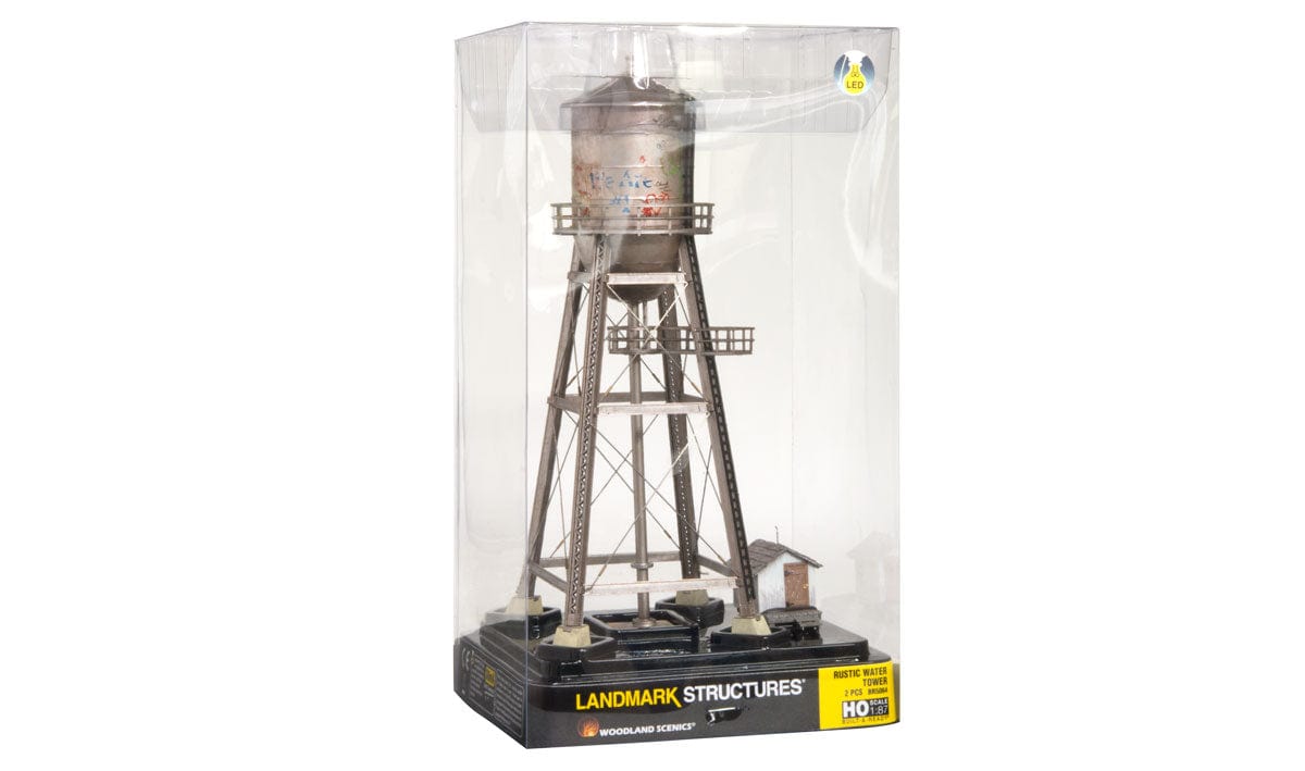 Woodland Scenics HO Built-Up Rustic Water Tower Woodland Scenics TRAINS - HO/OO SCALE