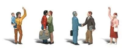 Woodland Scenics HO Goodbye People Woodland Scenics TRAINS - HO/OO SCALE