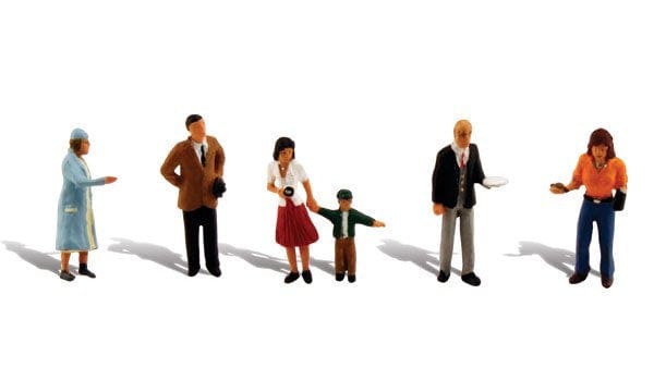 Woodland Scenics HO People Going Places Woodland Scenics TRAINS - HO/OO SCALE