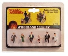 Woodland Scenics HO Taking The Stairs Woodland Scenics TRAINS - HO/OO SCALE