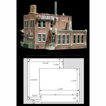 Woodland Scenics N B/U Clyde And Dales Barrel Factory Woodland Scenics TRAINS - N SCALE
