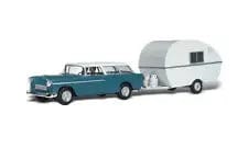 Woodland Scenics N Thompsons Travelin Trailer Woodland Scenics TRAINS - N SCALE