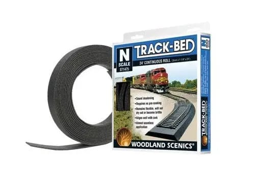 Woodland Scenics N Track-Bed Roll, 24 Woodland Scenics TRAINS - N SCALE
