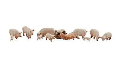 Woodland Scenics N Yorkshire Pigs Woodland Scenics TRAINS - N SCALE